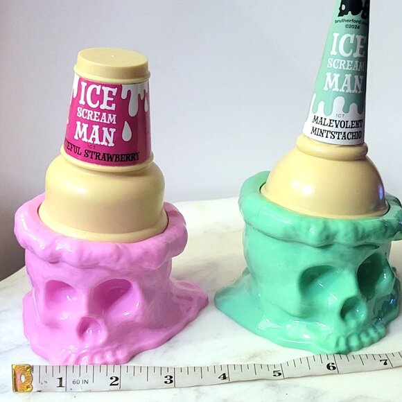 Pastel Goth Ice Cream Cone Figurines - Picture 7 of 7
